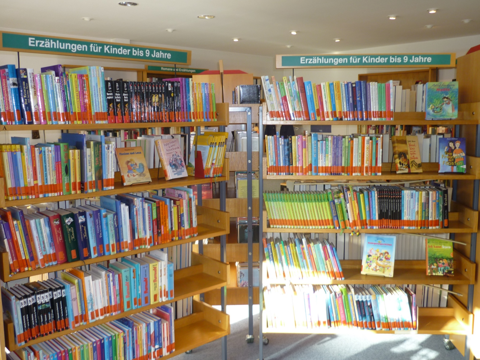 Ansicht des Bereiches Kinderbücher